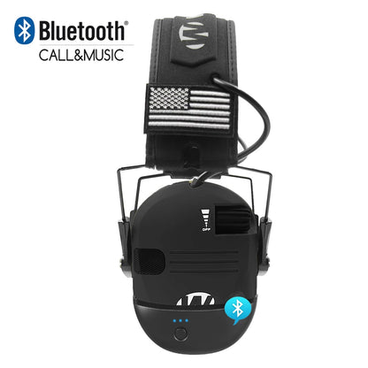 Bluetooth Tactical Electronic Shooting Earmuff Anti-noise Headphone Sound Amplification Wireless Hearing Protection Headset