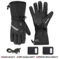 Electric Heated Gloves Thermal Heat Gloves Winter Warm Skiing Snowboarding Hunting Fishing Waterproof Heated Rechargeable Gloves
