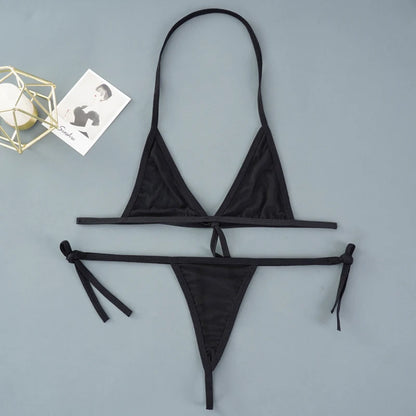 2PCS Women Sexy Lingerie Sets Ultra-thin Mesh Wirefree Bra Set Lingerie Ultra Hot Women's Transparent Exotic Underwear Sets