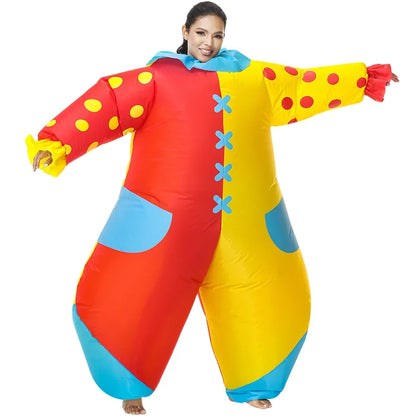 custom Adult Sumo Ballet Clown Inflatable Costumes Purim Halloween Christmas Anime Cosplay Costume Scary Mascot Party Dress ZML