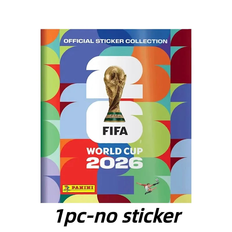 Genuine 2026 Panini FIFA World Cup USA Mexico Canada Collection Sticker Messi Mbappé Ronaldo Football Collectible Souvenir Gift