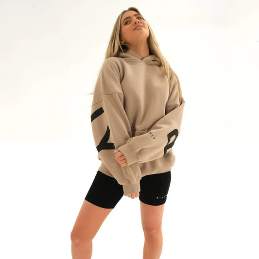 Blakely Women 2025 New Oversize Long-sleeved Sweatshirt Vintage Casual Sport Gym Streetwear Y2K Letter Printed Pullover Hoodie