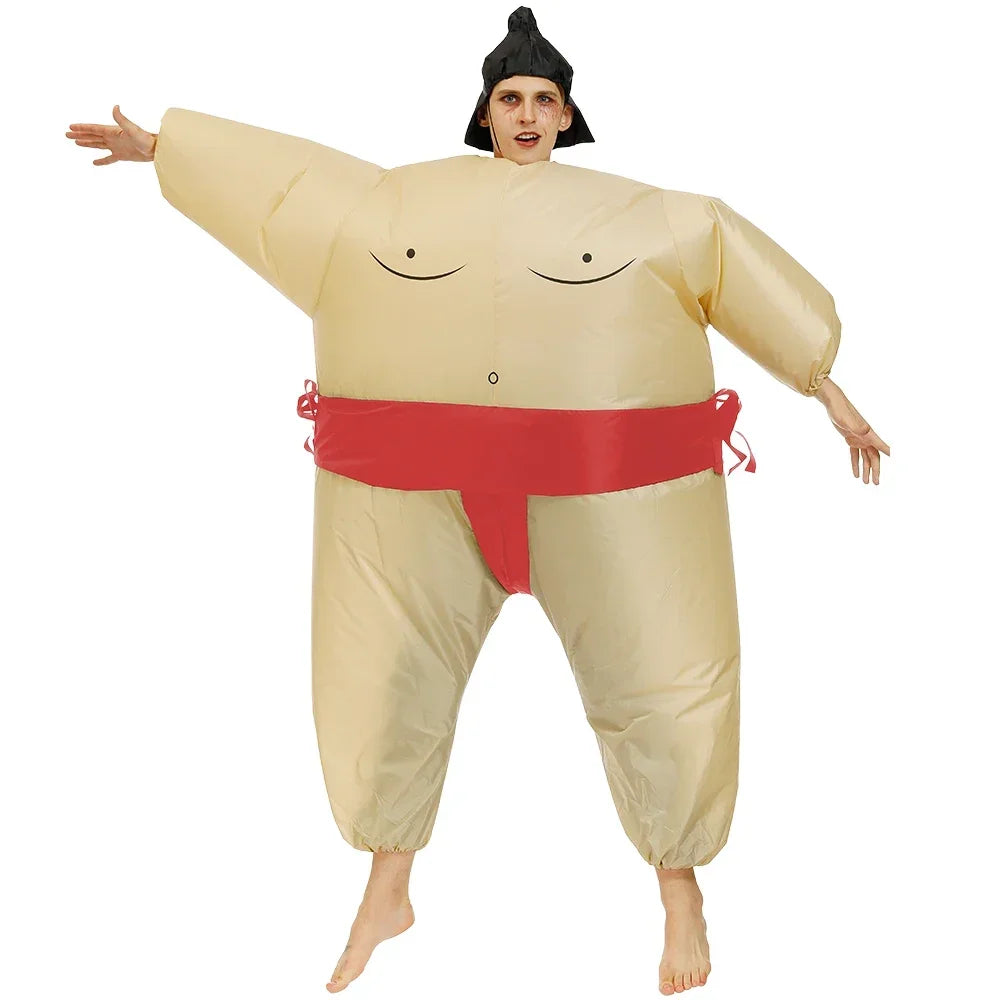 custom Adult Sumo Ballet Clown Inflatable Costumes Purim Halloween Christmas Anime Cosplay Costume Scary Mascot Party Dress ZML