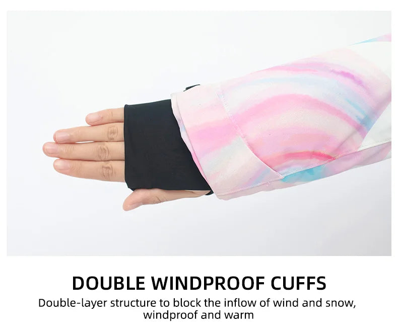 VECTOR Ski Professional Children's Ski Jacket Warm Waterproof Boys Girls Outdoor Skiing Snowboarding Winter Ski Kids