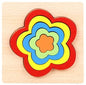 Stacking Puzzle Game Blocks Educational Toy for Kids Montessori Wooden Shape Sorting Puzzle Sensory Toys Developmental 1 2 3 4 Y