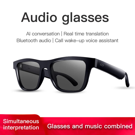 2025 E13PRO New Smart Glasses AI Translation Glasses Bluetooth Audio Glasses Bluetooth Earphones 15 Day Standby