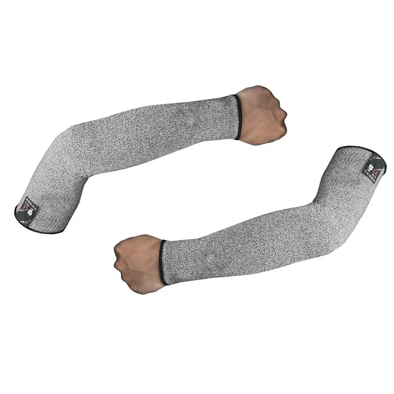 Hilo 1Pc Level 5 HPPE Safety Working Arm Wrist Cover Outdoor Anti-cutting and Anti-piercing Wrist Cover Woodworking Arm Cover