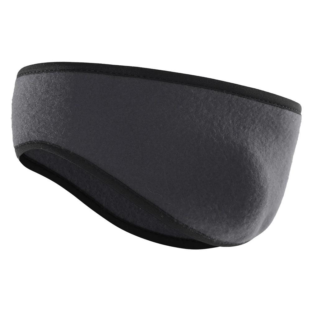 1pcs Winter Ear Warmer Headband Cold Weather Ski Muffs For Women Men Outdoor Riding Bicycle Activities Black Gray