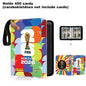 2026 World Cup Football Star Ronaldo Messi Mbappé 400/900pcs Album Book Folder Card Slots Collections Zipper Card Binder Holder