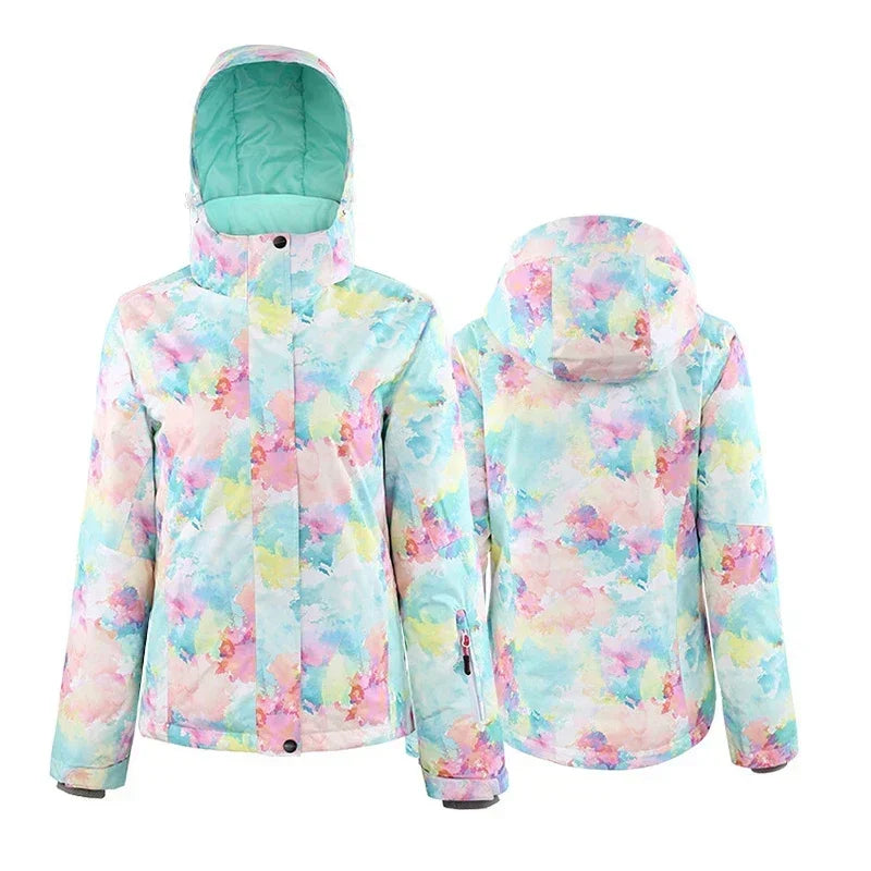 2025 Hooded Skiing Jackets Warm Women Outdoor Sports Mountain Woman Snowboard Coats Heated Motorcycle Female Snowmobile Clothes