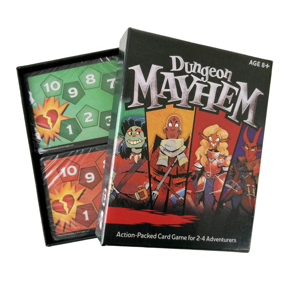 Baldur's Gate Dungeon Mayhem Board games Monster Madness Card English version Children's Toy Gift