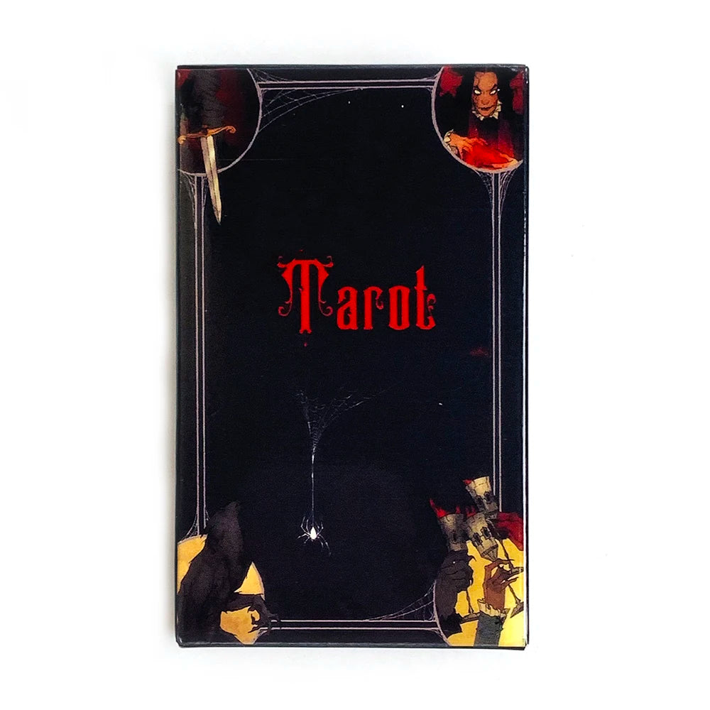 Hot-selling Tarot Deck A 78 Cards Family Gathering Cards Game Fortune Divination Board Game , Halloween and Christmas Gifts