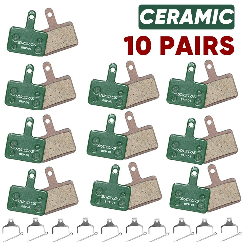 BUCKLOS Ceramic Brake Pads MTB Bike Hydarulic Disc Brake Pad For SHIMANO B01S B05S Mountain Bicycle Disc Brake Pad Cycling Parts