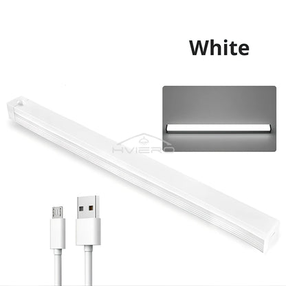 Motion Sensor Night Lights Wireless LED Cabinet Lamps USB Rechargeable Magnetic For Wardrobe Room Closet Kitchen Aisle lighting