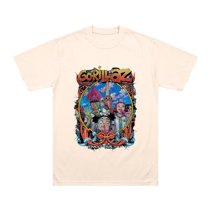 THE MOUNTAIN TOUR 2026 T Shirts Gorillazs Football World Cup Fashion High Street Streetwear Summer Unisex Pure Cotton Loose Tees