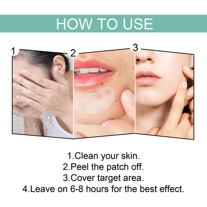 132Pcs Acne Pimple Patches Skin Blemish Treatment  Patches Professional Face Cleaning Care Invisible Large Hydrocolloid Sticker
