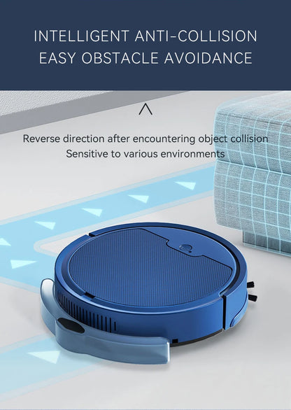 New  3 In 1 Sweeping and Vacuuming Wireless Vacuum Cleaner Smart Sweeping Robot Home Sweeper Sweeping Robots For Home