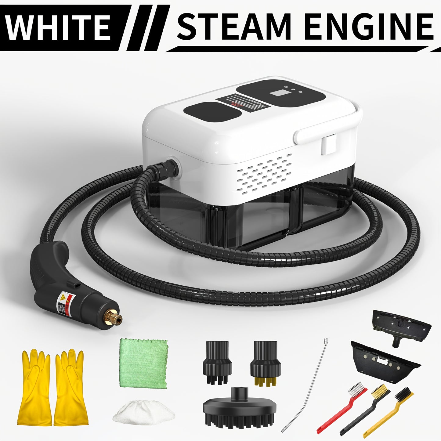High Pressure Steam Cleaner, Household Steam Cleaner Handheld, Suitable For Kitchen Fume, Sofa, Small Air Conditioning, Washing Machine
